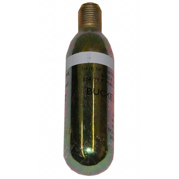 Cartucho de nitrógeno Buckeye Small para activación de sistemas de supresión de incendios en cocinas comerciales.