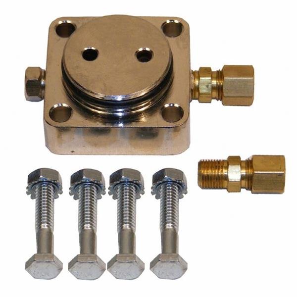 Ensamble de tapa de válvula Buckeye BFR-CAP para cilindro de sistema de supresión de incendios.