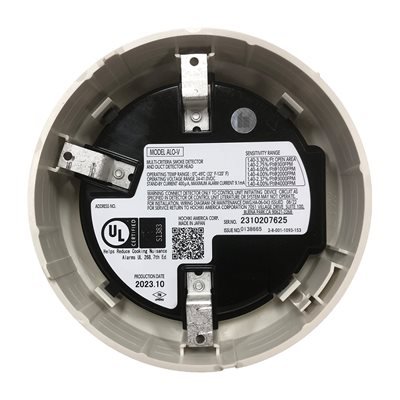 Detector fotoeléctrico de humo Hochiki ALO-V con tecnología multi-spectrum y certificación UL 268 7th Edition