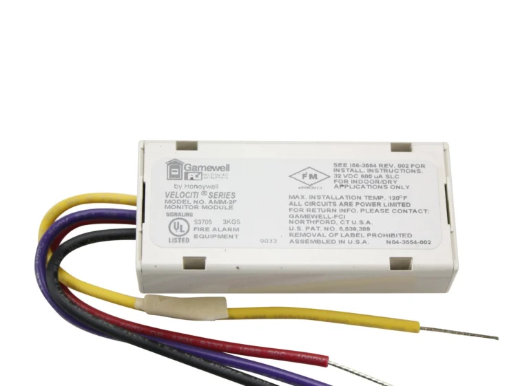 Módulo monitor inteligente Gamewell AMM-2F para sistema de alarma contra incendio