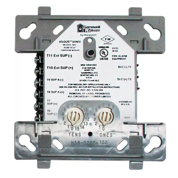 Módulo de control inteligente Gamewell AOM-2SF para sistema de alarma contra incendio