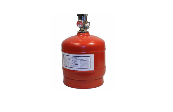 Cilindro de prueba para sistemas de supresión de cocina Hochiki BFR-5T con válvula
