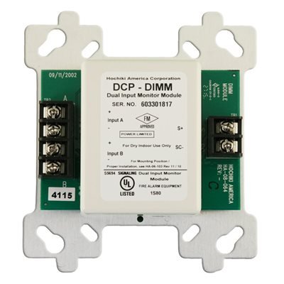 Módulo direccionable de doble monitoreo Hochiki DIMM para caja de 4 pulgadas