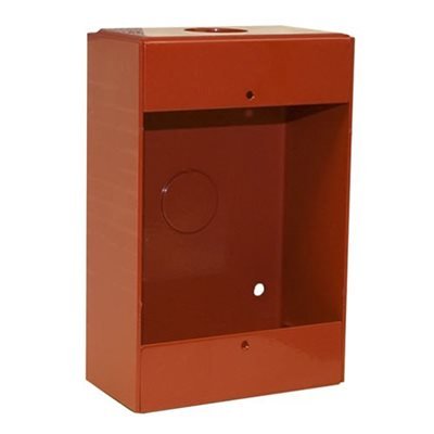 Caja posterior roja Hochiki HPS-BB para estaciones manuales de alarma contra incendio