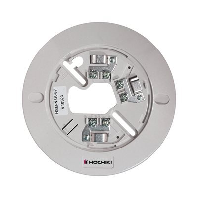 Base para detector de humo Hochiki HSB-NSA-67 para sistema de alarma contra incendio