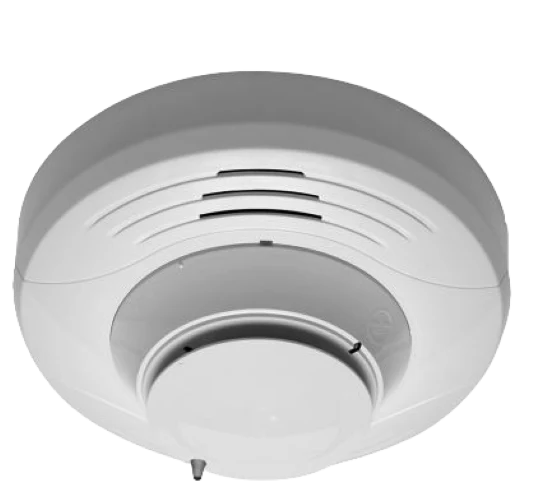 Detector multicriterio de humo y temperatura Gamewell MCS-PTIR para alarma contra incendio